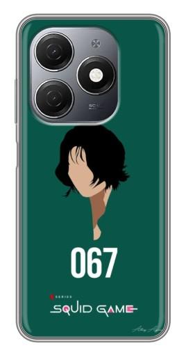 Силиконовый чехол с изображением "Игрок 067" для TECNO Spark 20