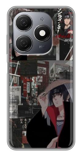 Чехол с картинкой "Итачи комиксы" для TECNO Spark 20
