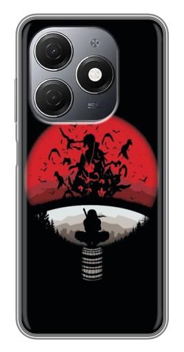 Чехол с картинкой "Итачи на черном" для TECNO Spark 20
