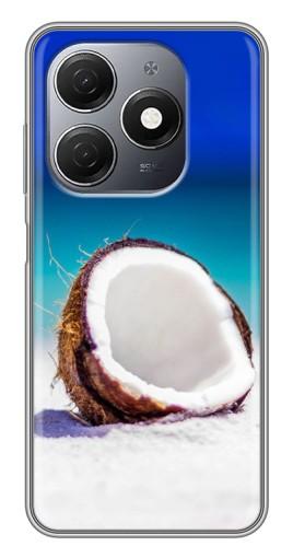 Чехол с печатью "Кокос на пляже" для TECNO Spark 20