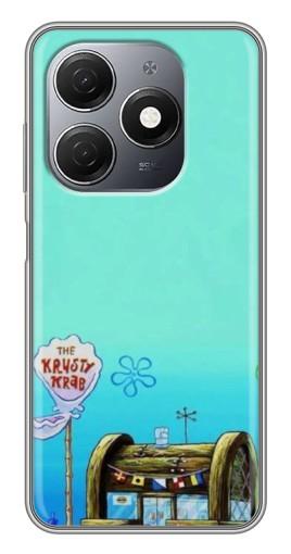 Чехол с печатью "Krusty Krab" для TECNO Spark 20