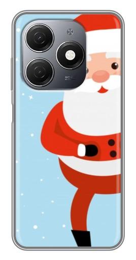 Силиконовый чехол с изображением "Крутой Дед Мороз" для TECNO Spark 20