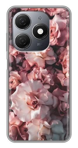 Силиконовый чехол с изображением "Куст роз" для TECNO Spark 20