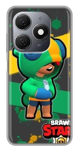 Чехол с печатью "Leon Brawl Stars" для TECNO Spark 20