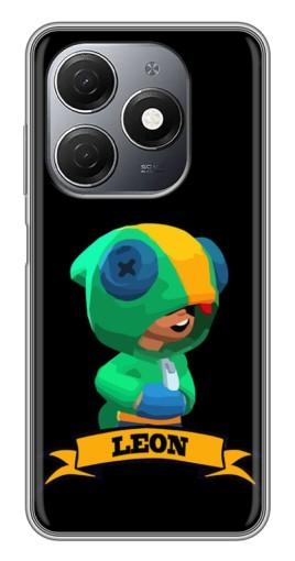 Силиконовый чехол с изображением "LEON" для TECNO Spark 20