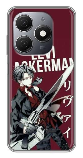 Силиконовый чехол с изображением "levi Ackerman" для TECNO Spark 20