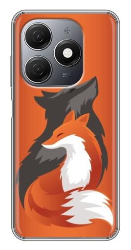 Чехол с печатью "Лиса ART" для TECNO Spark 20