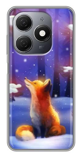 Силиконовый чехол с изображением "Лисичка в лесу" для TECNO Spark 20