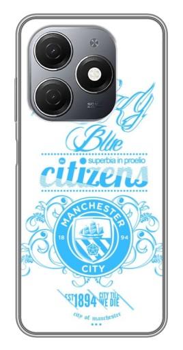 Силиконовый чехол с изображением "Лого Man Sity" для TECNO Spark 20