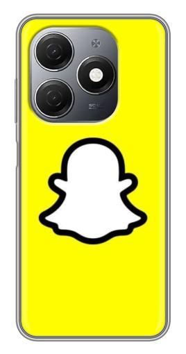 Чехол с печатью "Лого Snapchat" для TECNO Spark 20