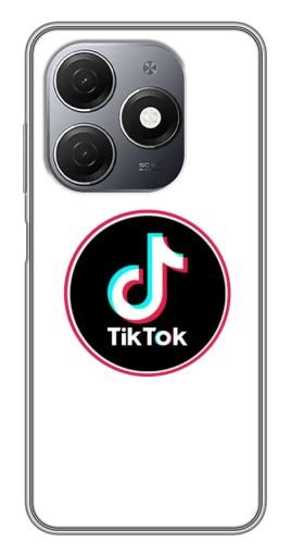 Чехол с печатью "Лого Тик Ток" для TECNO Spark 20