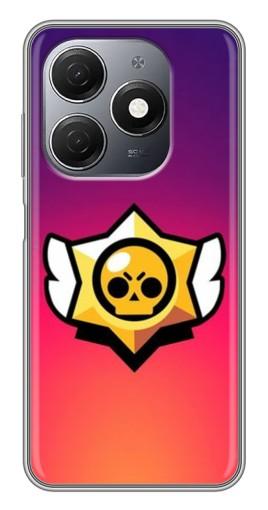 Чехол с принтом "Логотип Brawl Stars" для TECNO Spark 20