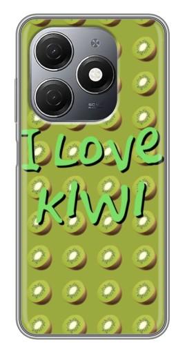 Силиконовый чехол с изображением "Love Kiwi" для TECNO Spark 20