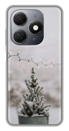 Силиконовый чехол с изображением "Маленькая елка" для TECNO Spark 20