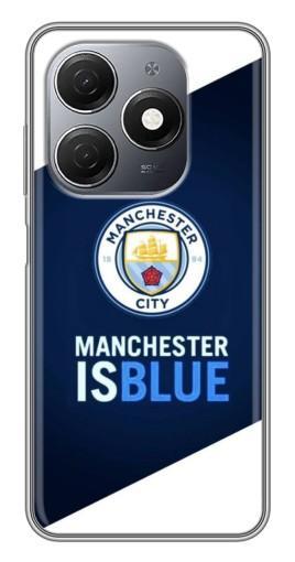 Чехол с принтом "Manchester is Blue" для TECNO Spark 20