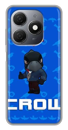 Чехол с картинкой "Медаль Crow" для TECNO Spark 20