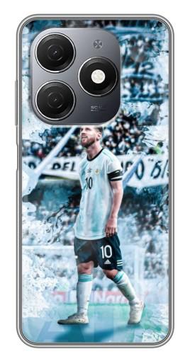 Чехол с картинкой "Месси в Аргентине" для TECNO Spark 20