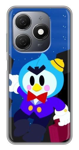 Чехол с печатью "Мистер Пи с чемоданчиком" для TECNO Spark 20