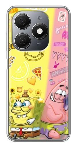 Чехол с картинкой "Модный разговор" для TECNO Spark 20