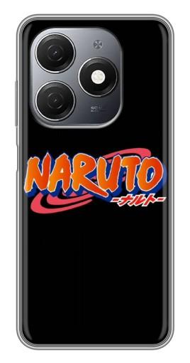 Силиконовый чехол с изображением "Надпись Naruto" для TECNO Spark 20