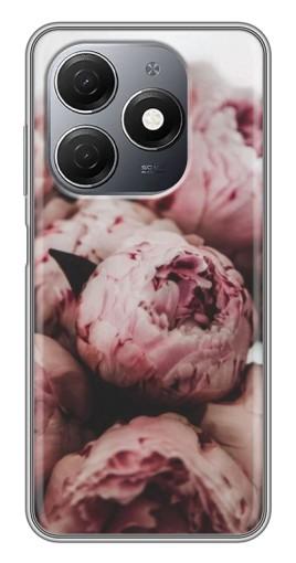 Чехол с печатью "Нежные пионы" для TECNO Spark 20