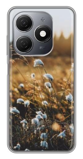 Чехол с картинкой "Нежные полевые цветы" для TECNO Spark 20
