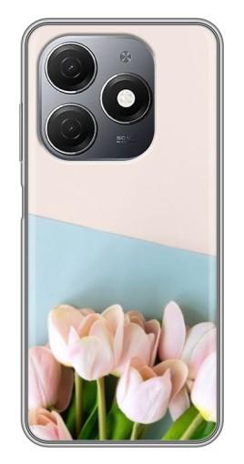 Чехол с картинкой "Нежные тюльпаны" для TECNO Spark 20
