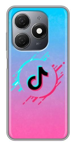 Чехол с принтом "Нота ТикТок" для TECNO Spark 20