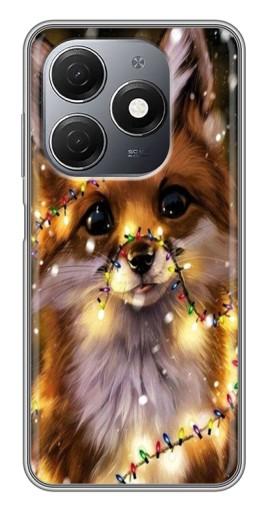 Чехол с печатью "Новогодний лесенок" для TECNO Spark 20