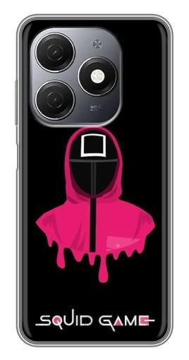 Силиконовый чехол с изображением "Охранник с Квадратом" для TECNO Spark 20