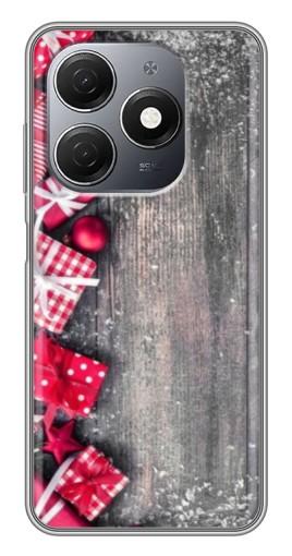 Чехол с принтом "Подарочный фон" для TECNO Spark 20