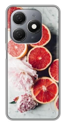 Чехол с картинкой "Половинки грейпфрутов" для TECNO Spark 20