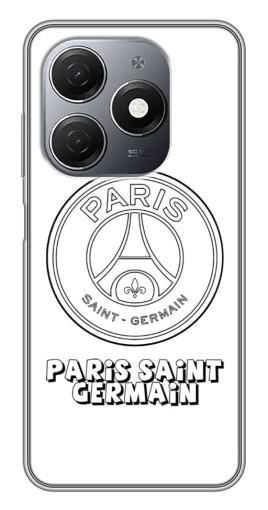 Чехол с печатью "PSG логотип" для TECNO Spark 20