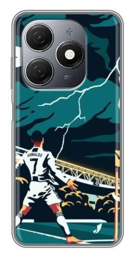 Чехол с картинкой "Ronaldo празднование" для TECNO Spark 20