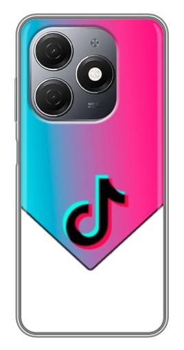 Силиконовый чехол с изображением "Tiktok Logo" для TECNO Spark 20