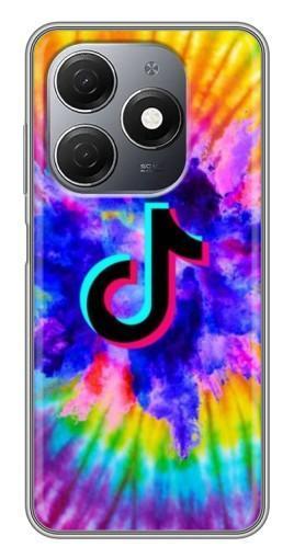 Чехол с картинкой "TikTok в красках" для TECNO Spark 20