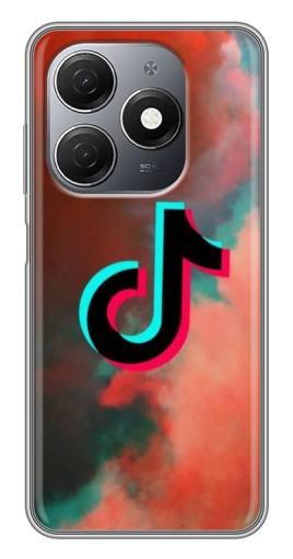 Чехол с печатью "ТикТок в тучах" для TECNO Spark 20