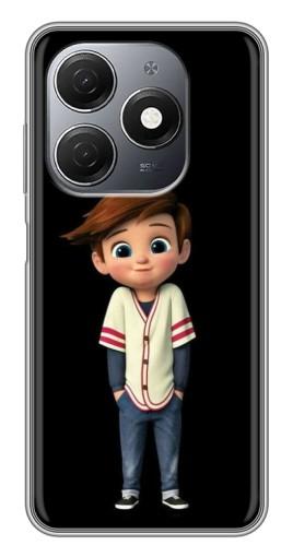 Силиконовый чехол с изображением "Тим" для TECNO Spark 20