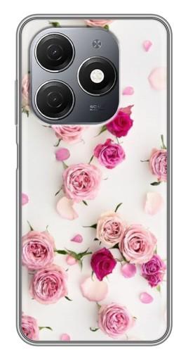 Чехол с картинкой "Яркие розы" для TECNO Spark 20