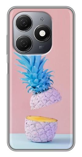 Силиконовый чехол с изображением "Яркий ананас" для TECNO Spark 20