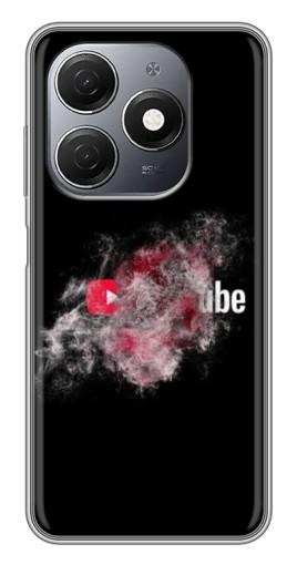 Силиконовый чехол с изображением "Яркий Ютуб" для TECNO Spark 20