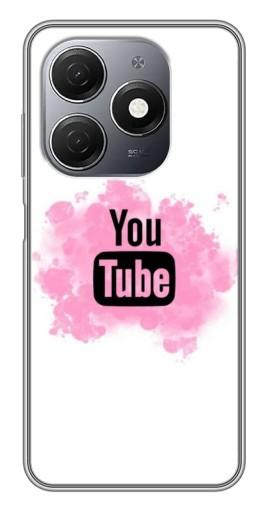 Чехол с печатью "Ютуб в дыму" для TECNO Spark 20