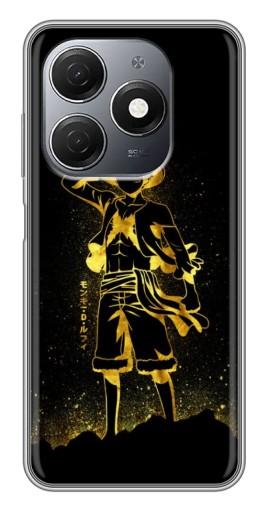 Силиконовый чехол с изображением "Золотой Де Луффи" для TECNO Spark 20