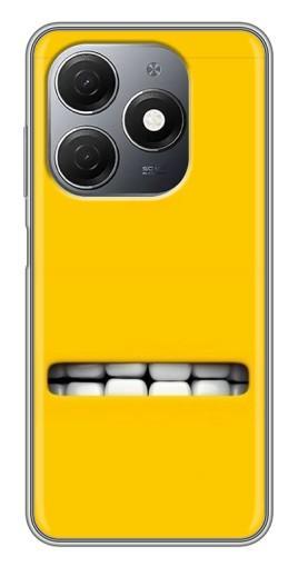 Чехол с картинкой "Зубы миньона" для TECNO Spark 20