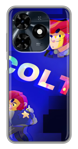 Чехол с картинкой "Colt шпион" для TECNO Spark 20c