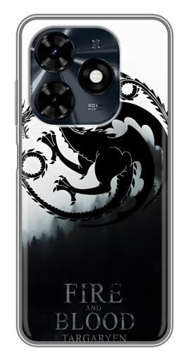 Чехол с печатью "Герб Таргариенов" для TECNO Spark 20c
