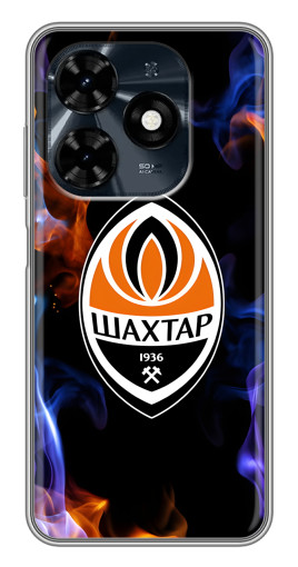 Чехол с картинкой "Шахтер в огне" для TECNO Spark 20c
