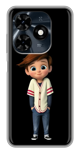 Чехол с печатью "Тим" для TECNO Spark 20c