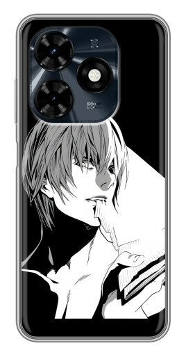 Чехол с печатью "Ягами с блокнотом" для TECNO Spark 20c