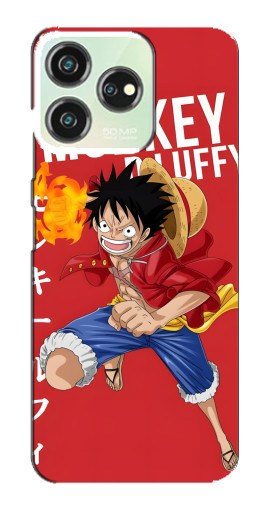 Чехол с картинкой "Атакующий D Luffy" для ZTE Blade V50